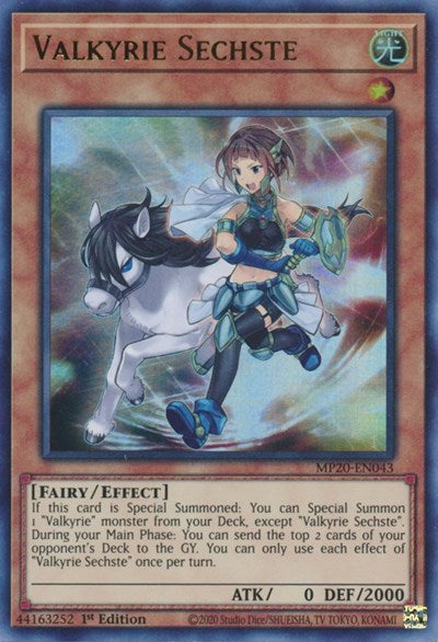 Valkyrie Sechste [MP20-EN043] Ultra Rare | Nerdhalla Games