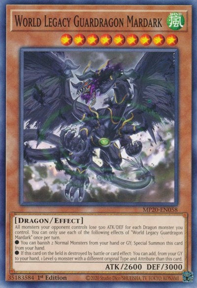 World Legacy Guardragon Mardark [MP20-EN058] Common | Nerdhalla Games