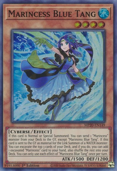 Marincess Blue Tang [MP20-EN149] Super Rare | Nerdhalla Games