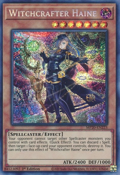 Witchcrafter Haine [MP20-EN223] Prismatic Secret Rare | Nerdhalla Games