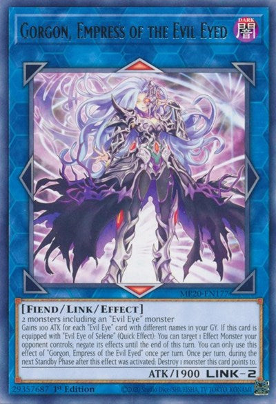 Gorgon, Empress of the Evil Eyed [MP20-EN177] Rare | Nerdhalla Games