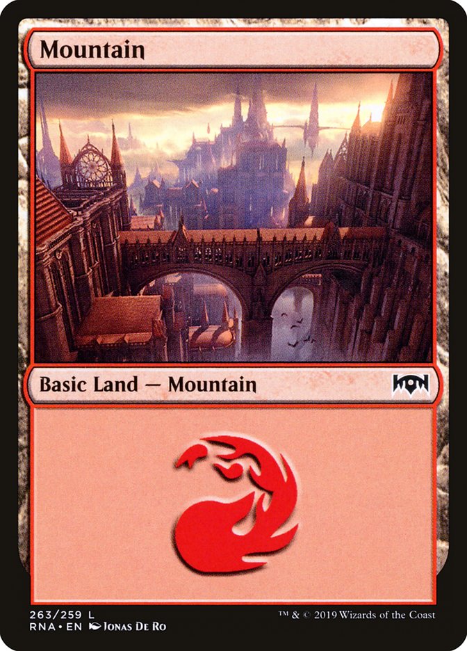 Mountain (263) [Ravnica Allegiance] | Nerdhalla Games