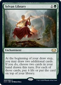 Sylvan Library [Commander Collection: Green] | Nerdhalla Games