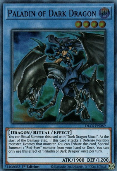 Paladin of Dark Dragon [DLCS-EN069] Ultra Rare | Nerdhalla Games