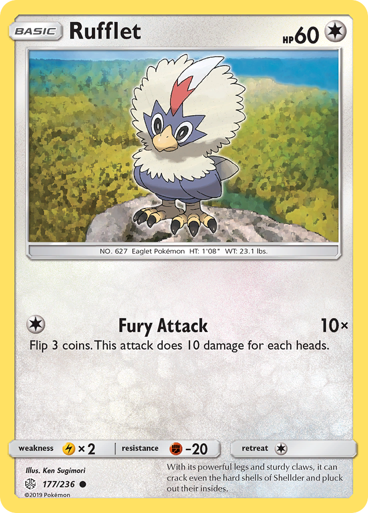 Rufflet (177/236) [Sun & Moon: Cosmic Eclipse] | Nerdhalla Games