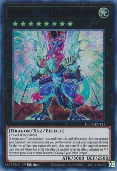 Galaxy-Eyes Cipher Dragon (Blue) [DLCS-EN125] Ultra Rare | Nerdhalla Games