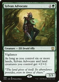 Sylvan Advocate [Zendikar Rising Commander] | Nerdhalla Games