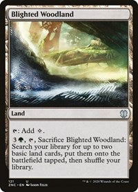 Blighted Woodland [Zendikar Rising Commander] | Nerdhalla Games