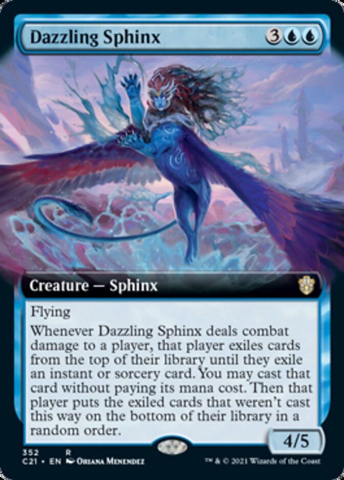 Dazzling Sphinx (Extended) [Commander 2021] | Nerdhalla Games