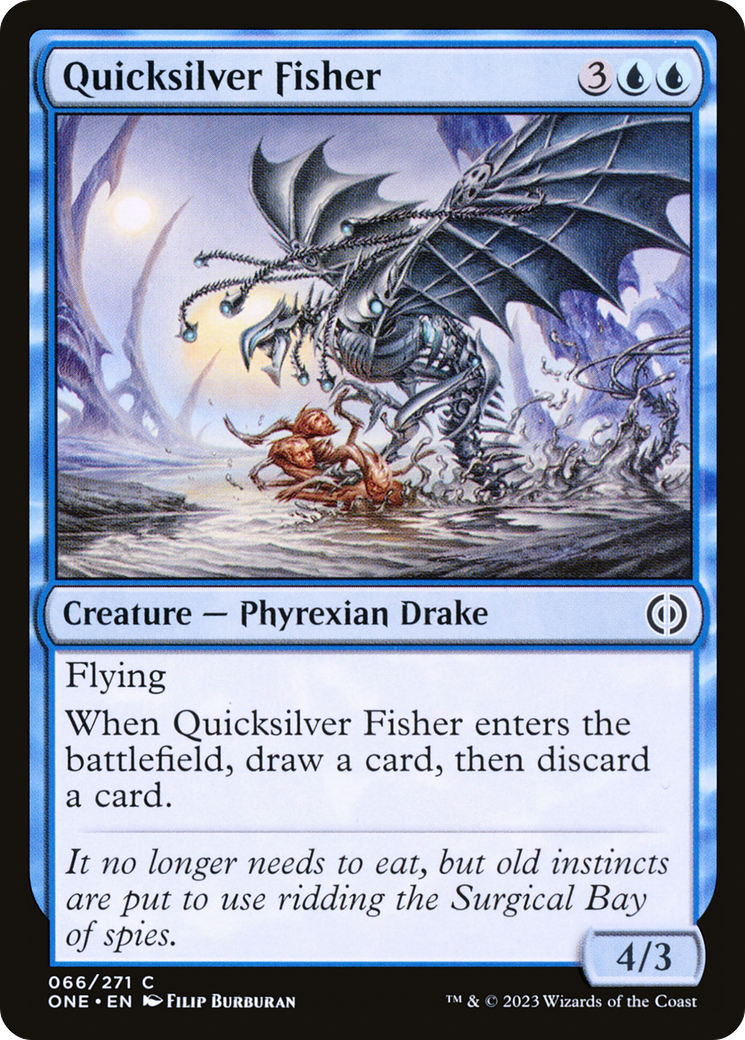 Quicksilver Fisher [Phyrexia: All Will Be One] | Nerdhalla Games