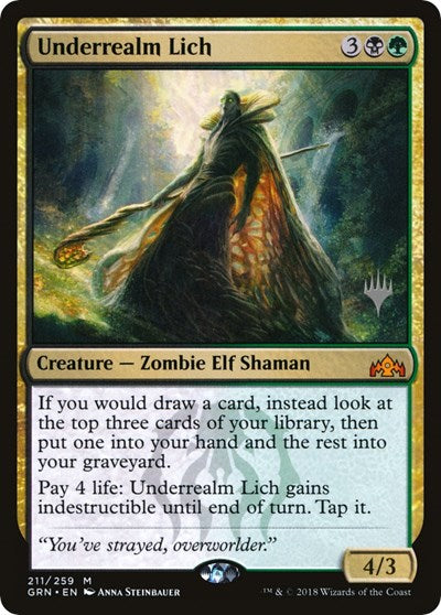 Underrealm Lich [Promo Pack: Zendikar Rising] | Nerdhalla Games