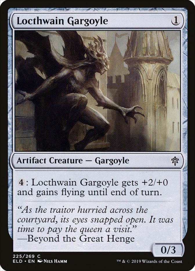 Locthwain Gargoyle [Throne of Eldraine] | Nerdhalla Games