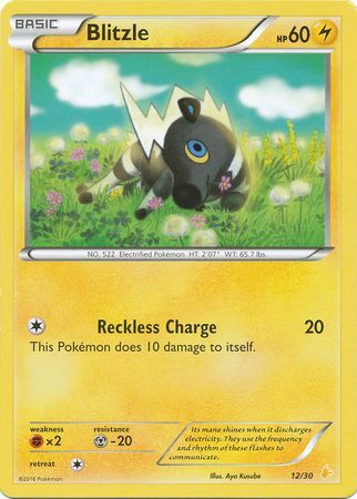 Blitzle (12/30) [XY: Trainer Kit 3 - Pikachu Libre] | Nerdhalla Games