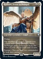 Radiant, Serra Archangel (Foil Etched) [Commander Legends] | Nerdhalla Games