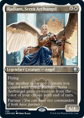 Radiant, Serra Archangel (Foil Etched) [Commander Legends] | Nerdhalla Games