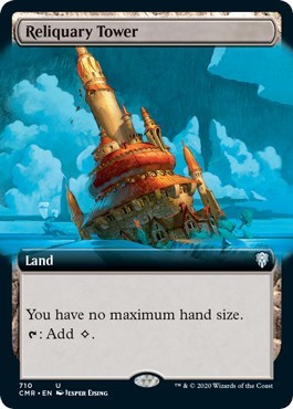 Reliquary Tower (Extended Art) [Commander Legends] | Nerdhalla Games