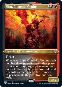 Blim, Comedic Genius (Foil Etched) [Commander Legends] | Nerdhalla Games