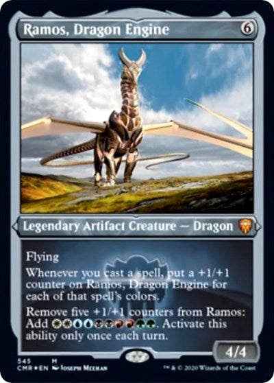 Ramos, Dragon Engine (Foil Etched) [Commander Legends] | Nerdhalla Games