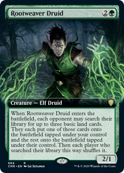 Rootweaver Druid (Extended Art) [Commander Legends] | Nerdhalla Games