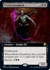 Elvish Dreadlord (Extended Art) [Commander Legends] | Nerdhalla Games