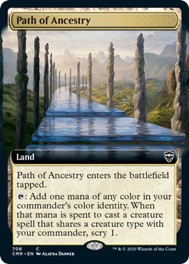 Path of Ancestry (Extended Art) [Commander Legends] | Nerdhalla Games