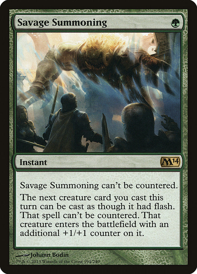 Savage Summoning [Magic 2014] | Nerdhalla Games