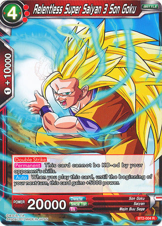 Relentless Super Saiyan 3 Son Goku (Demo Deck Non-Foil) [BT2-004] | Nerdhalla Games