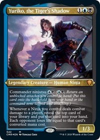 Yuriko, the Tiger's Shadow (Foil Etched) [Commander Legends] | Nerdhalla Games