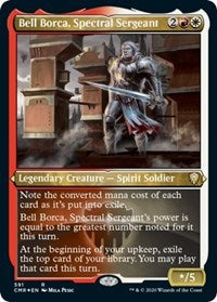 Bell Borca, Spectral Sergeant (Foil Etched) [Commander Legends] | Nerdhalla Games