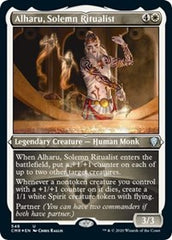 Alharu, Solemn Ritualist (Foil Etched) [Commander Legends] | Nerdhalla Games