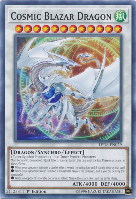 Cosmic Blazar Dragon [LED6-EN029] Common | Nerdhalla Games