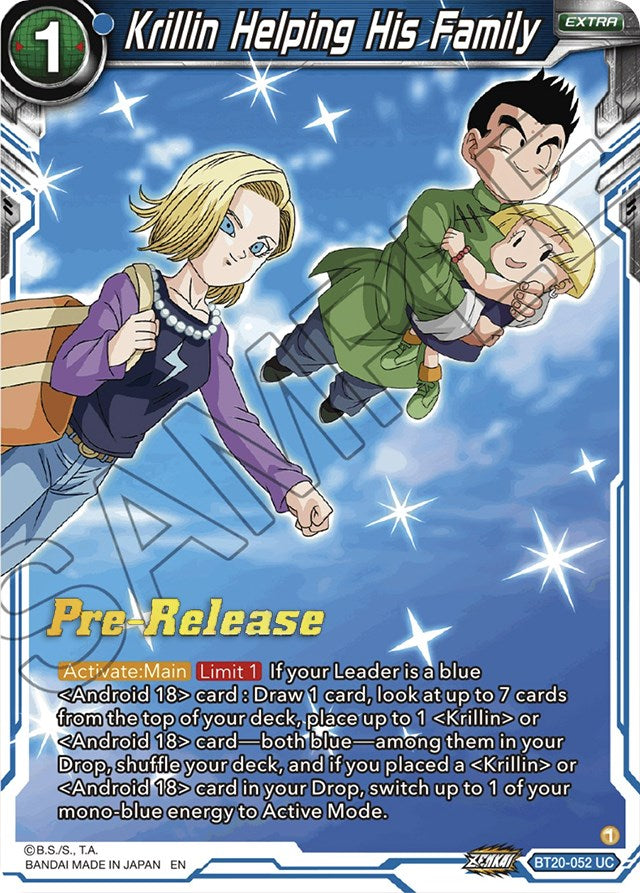 Krillin Helping His Family (BT20-052) [Power Absorbed Prerelease Promos] | Nerdhalla Games