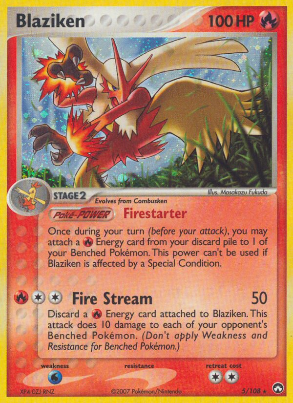 Blaziken (5/108) [EX: Power Keepers] | Nerdhalla Games