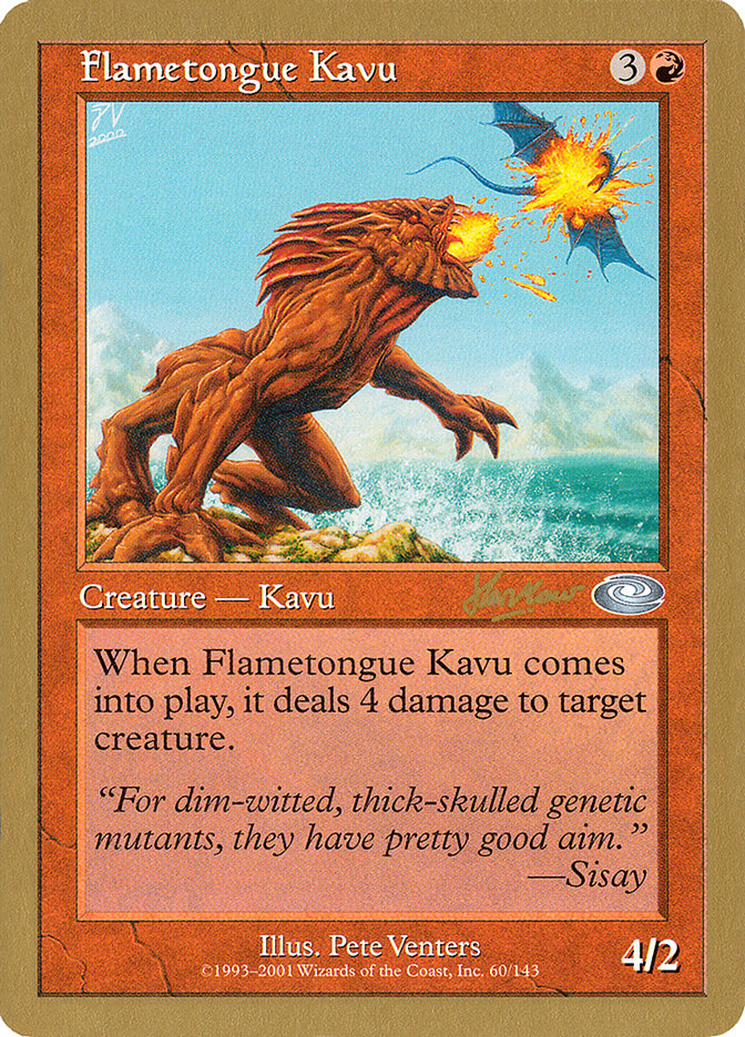 Flametongue Kavu (Sim Han How) [World Championship Decks 2002] | Nerdhalla Games