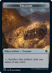 Treasure // Treasure Double-Sided Token [Starter Commander Decks] | Nerdhalla Games