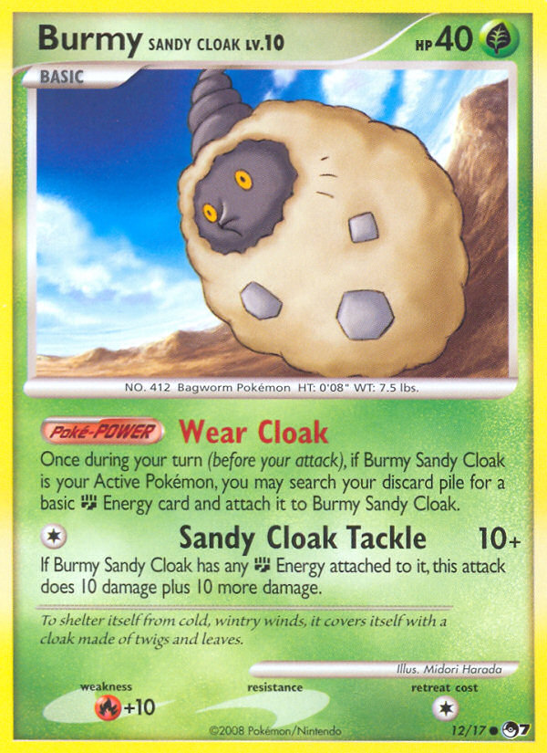 Burmy Sandy Cloak (12/17) [POP Series 7] | Nerdhalla Games