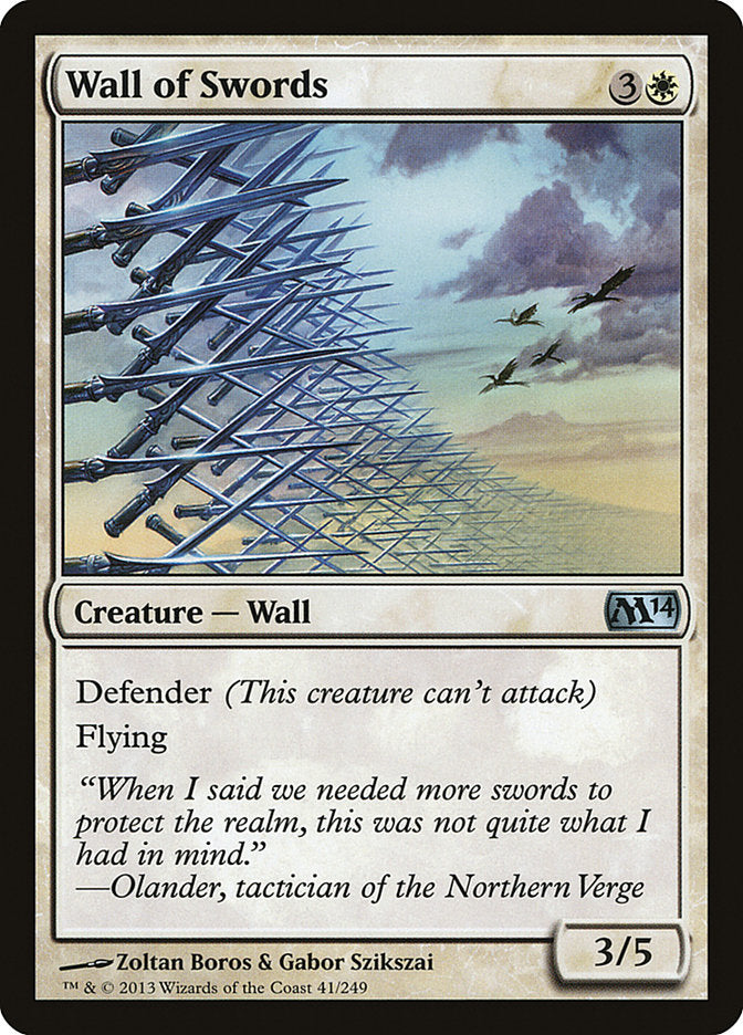 Wall of Swords [Magic 2014] | Nerdhalla Games