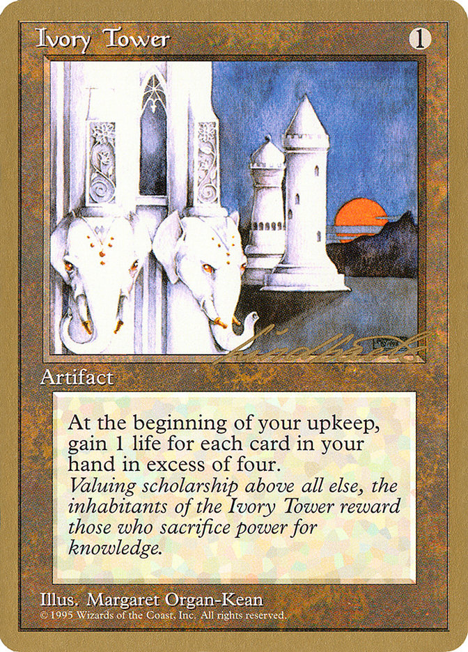 Ivory Tower (Leon Lindback) [Pro Tour Collector Set] | Nerdhalla Games