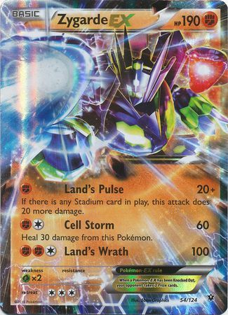 Zygarde EX (54/124) (Jumbo Card) [XY: Fates Collide] | Nerdhalla Games