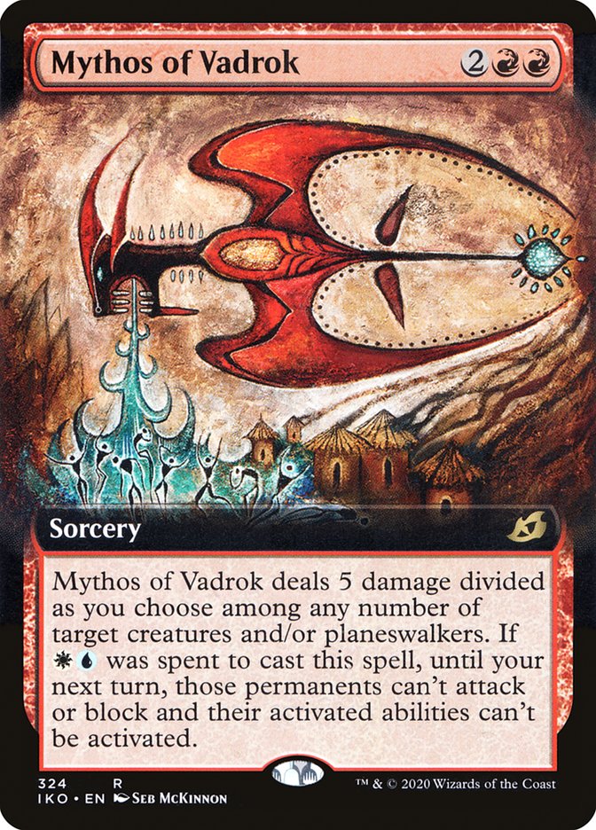 Mythos of Vadrok (Extended Art) [Ikoria: Lair of Behemoths] | Nerdhalla Games