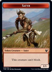 Satyr // Goblin Construct Double-sided Token (Challenger 2021) [Unique and Miscellaneous Promos] | Nerdhalla Games