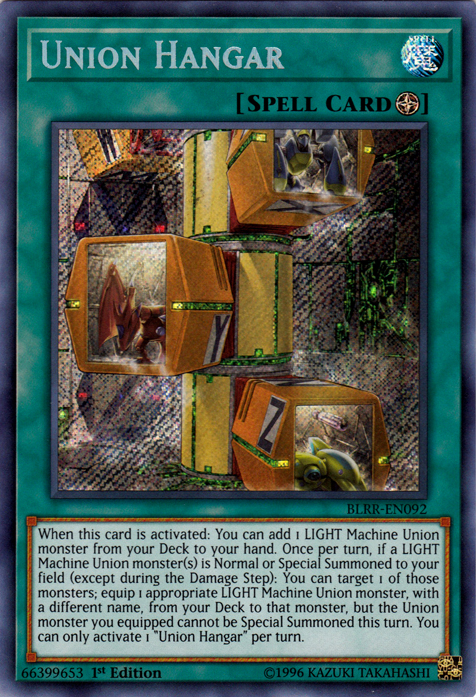 Union Hangar [BLRR-EN092] Secret Rare | Nerdhalla Games