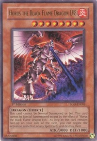 Horus the Black Flame Dragon LV8 [SOD-EN008] Ultra Rare | Nerdhalla Games