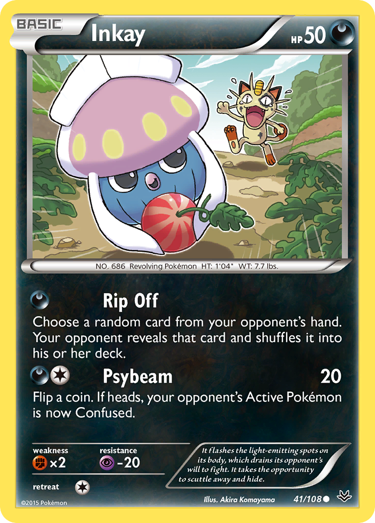 Inkay (41/108) [XY: Roaring Skies] | Nerdhalla Games