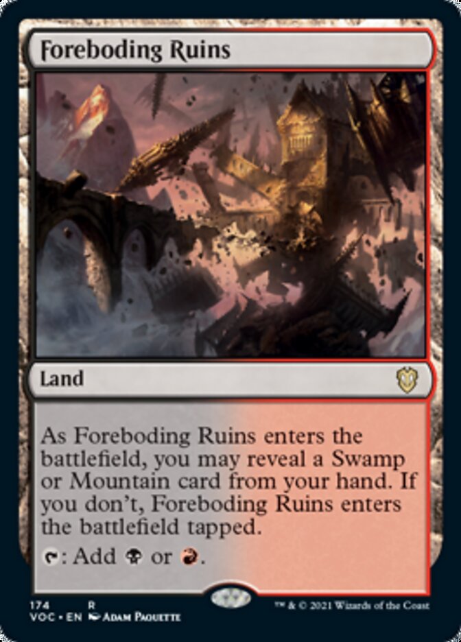 Foreboding Ruins [Innistrad: Crimson Vow Commander] | Nerdhalla Games