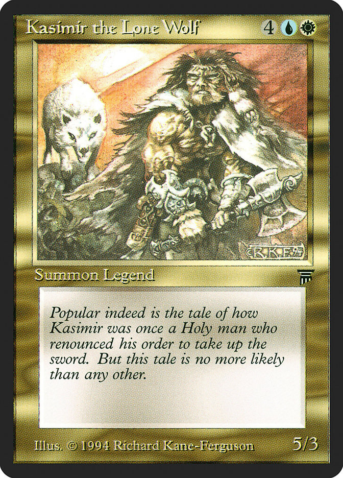 Kasimir the Lone Wolf [Legends] | Nerdhalla Games