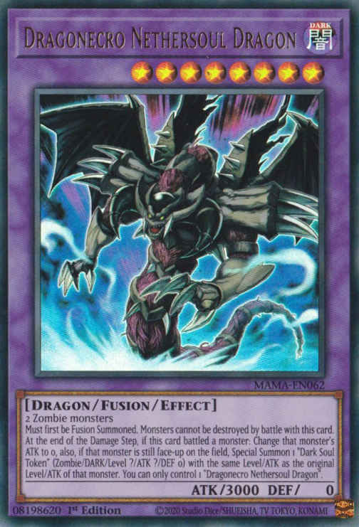 Dragonecro Nethersoul Dragon [MAMA-EN062] Ultra Rare | Nerdhalla Games