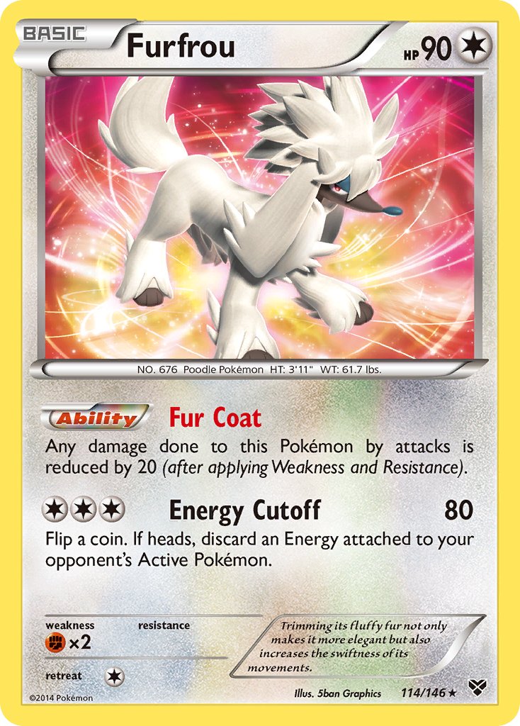 Furfrou (114/146)(Cosmos Holo) (Blister Exclusive) [XY: Base Set] | Nerdhalla Games