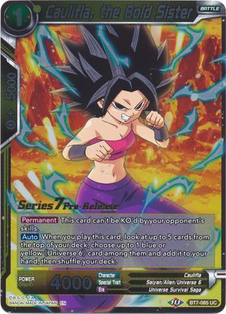 Caulifla, the Bold Sister [BT7-085_PR] | Nerdhalla Games