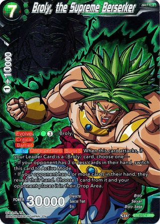 Broly, the Supreme Berserker (SPR) [BT6-074_SPR] | Nerdhalla Games